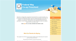 Desktop Screenshot of federalwaypreschool.com